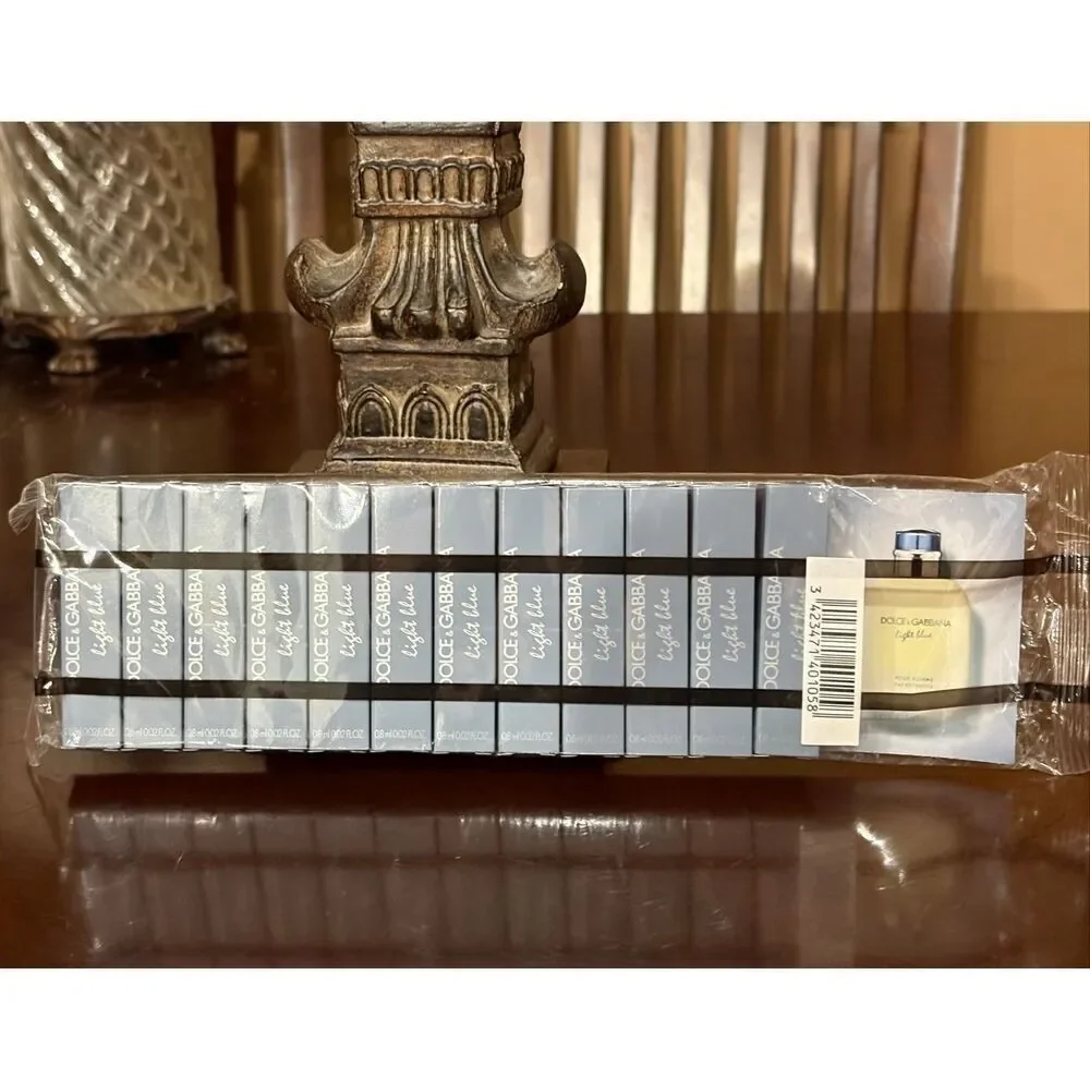 DOLCE & GABANNA - NWT Light Blue (For Men) Eau de Toilette/Lot of 12 sample size - Picture 7 of 9